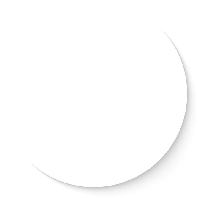 White Circle With Shadow